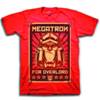 TRANSFORMERS MEGATRON FOR OVERLORD RED T/S XL