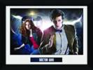 DOCTOR WHO RUNNING 16X12 FRAMED PHOTOGRAPHIC